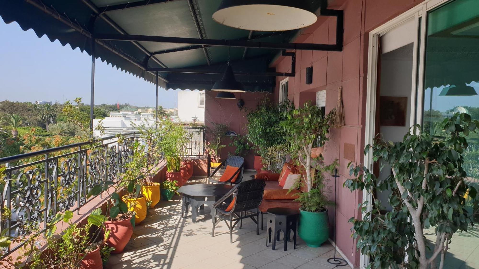 Appartement Agreable Avec 2 Tres Belles Terrasses Au Coeur De רבאט מראה חיצוני תמונה
