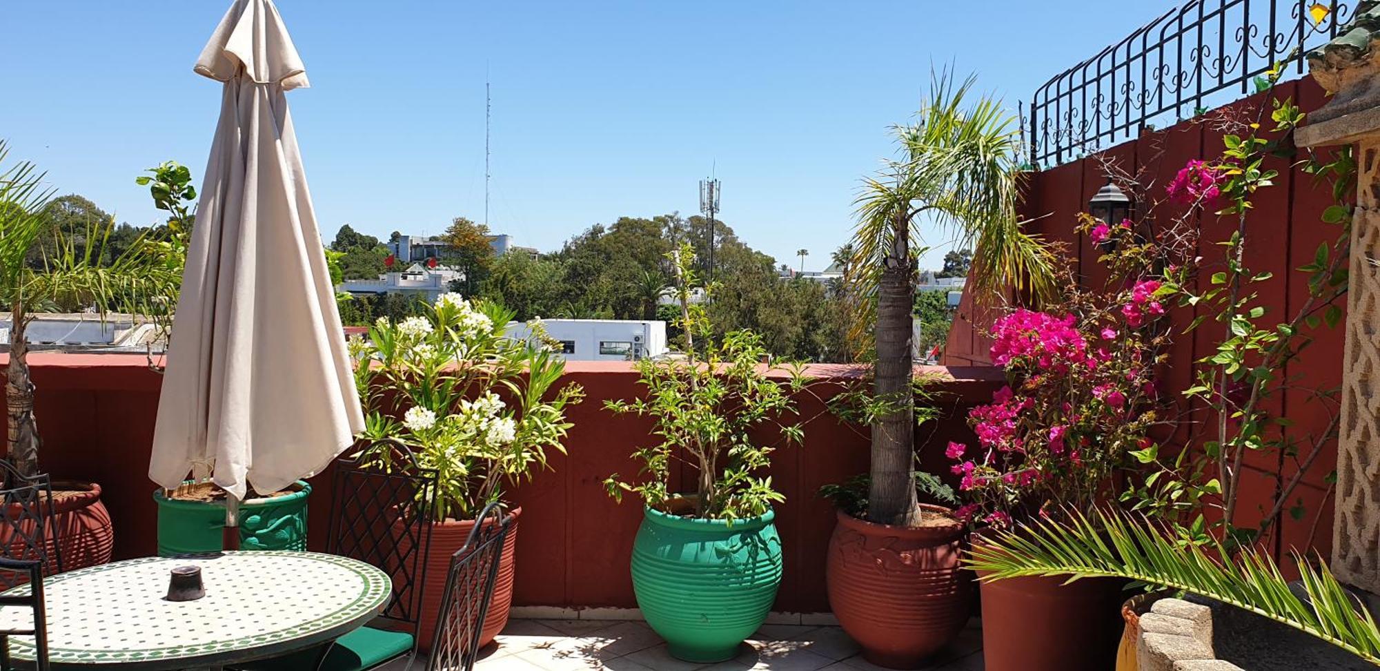 Appartement Agreable Avec 2 Tres Belles Terrasses Au Coeur De רבאט מראה חיצוני תמונה